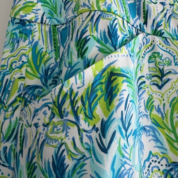 LILLY PULITZER LINED SKIRT. SIZE 8 - Picture 4 of 7
